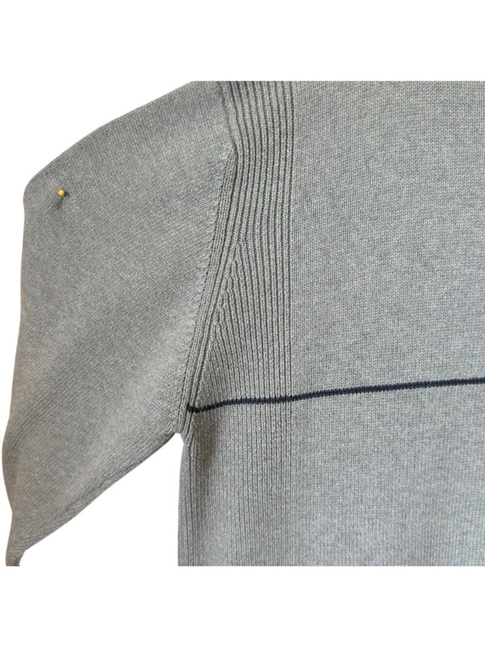 Vintage Nautica Mens XXL Sweater Crew Neck Pullover Gray Logo Cotton Horizontal - Picture 9 of 16